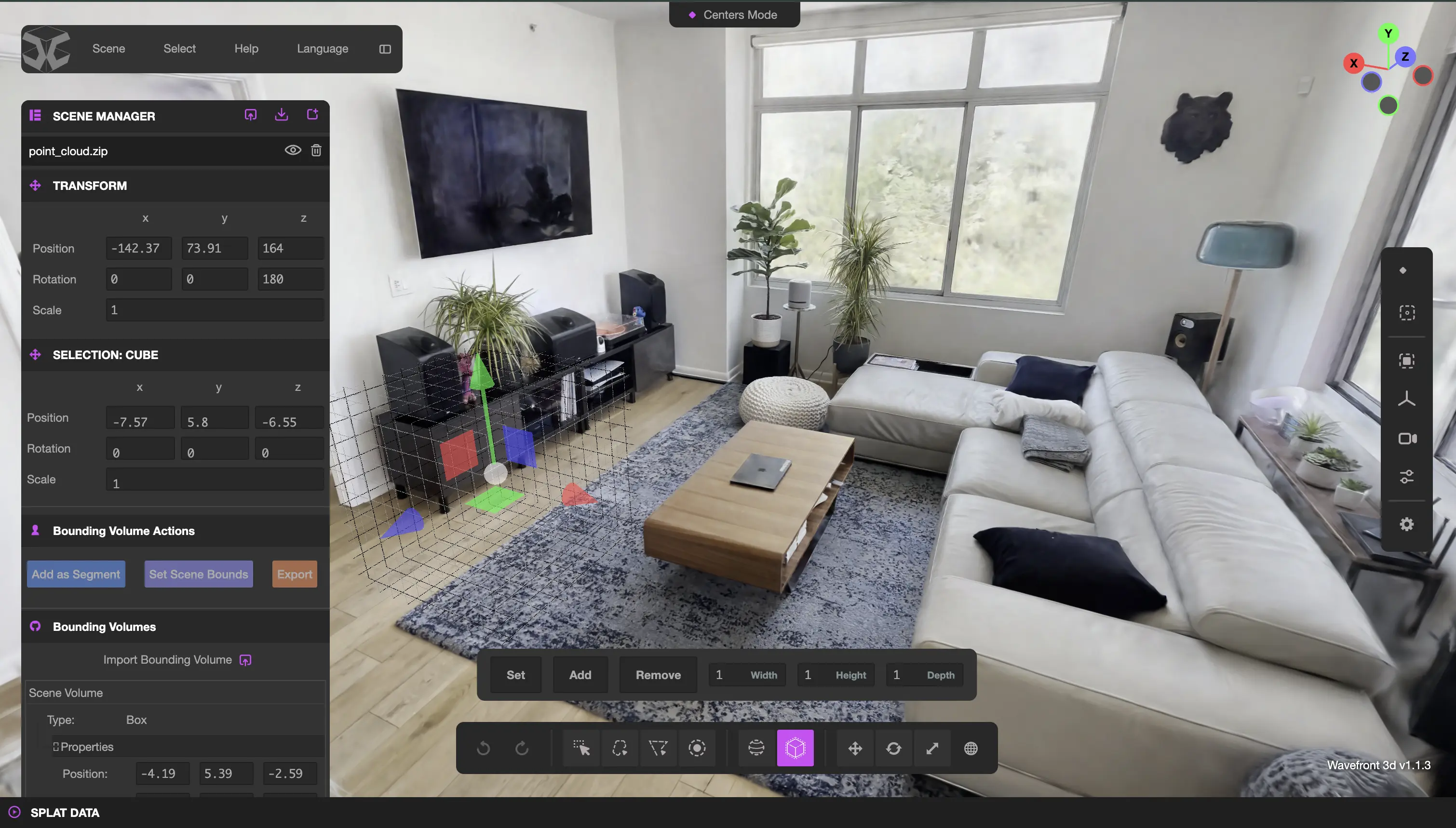 Web-Based 3D Editor